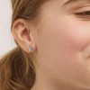Girl's Adorable Turtle Screw Back Sterling Silver Earrings - In Season Jewelry - 3 of 4