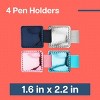 Noted by Post-it 4pk Metallic Adhesive Pen Loop Holders - 2 of 4