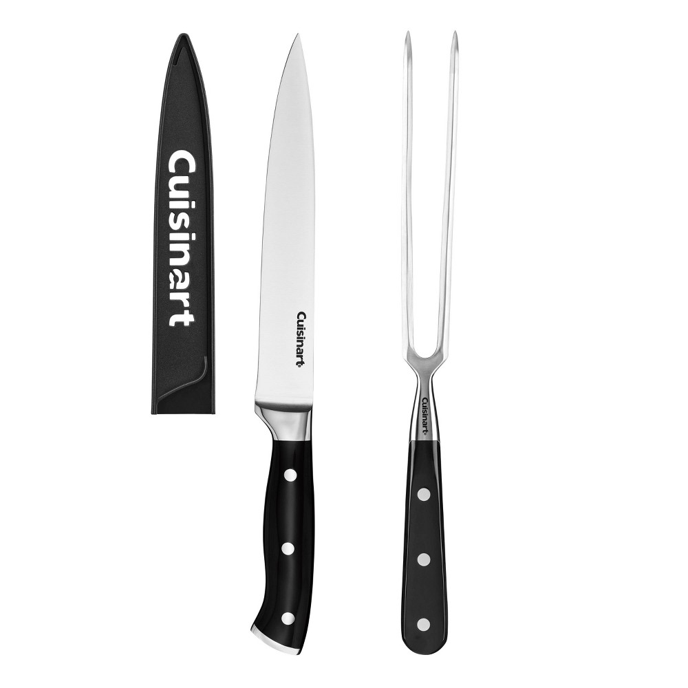 Cuisinart Triple Rivet Carving Knife and Fork Set - C77TRCS-2P2