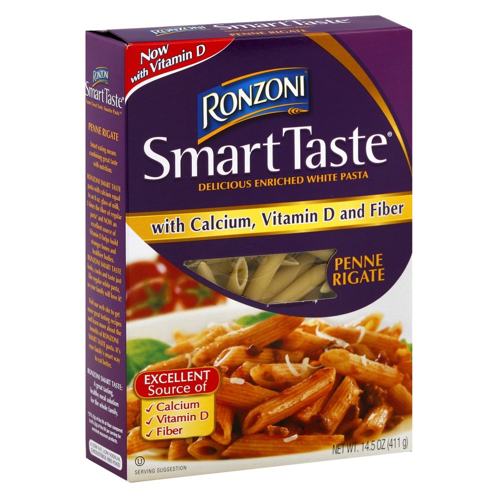 UPC 071300050040 product image for Ronzoni Smart Taste Penne Rigate Pasta - 14.5 oz | upcitemdb.com