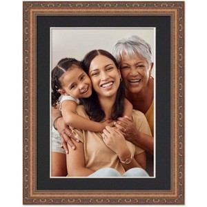 PosterPalooza | Gold Frame with Black Photo Mat, UV Acrylic Front, Foam Board Backing, 60 Sizes Available - 1 of 4