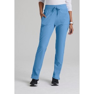 Barco One - Women's Uplift 5-Pocket Knit Waistband Tapered Leg Scrub Pant - 1 of 4