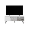 63" FSC Certified Engineered Wood TV Stand with 1 Door and 3 Shelves for Media Storage for Living Room and Bedroom - 2 of 4
