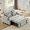 NicBex 54 Inch Sofa Bed,Modern 3-in-1 Small Loveseat Sofa with Adjustable Back,Upholstered Couch for Living Room,Bedroom,Lounge - 2 of 4