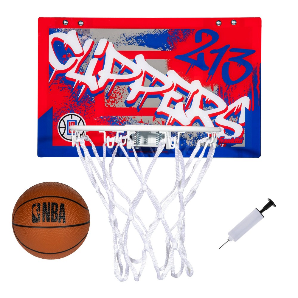 NBA Los Angeles Clippers Over The Door Mini Basketball Hoop