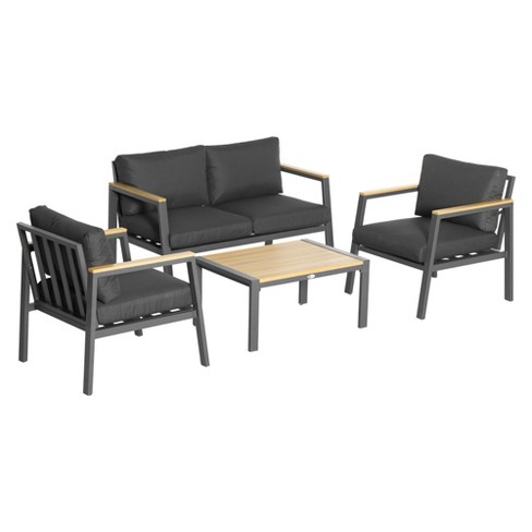 Aluminium garden furniture discount sets