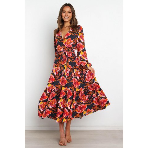 Женские платья Petal and Pup Women's Balsa Dress - Navy Floral XS