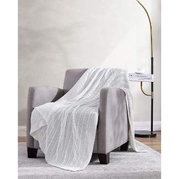 Kate Aurora University Living® Ultra Soft & Plush Oversized "The Scholar" Cable Knit Cotton Accent Throw Blanket