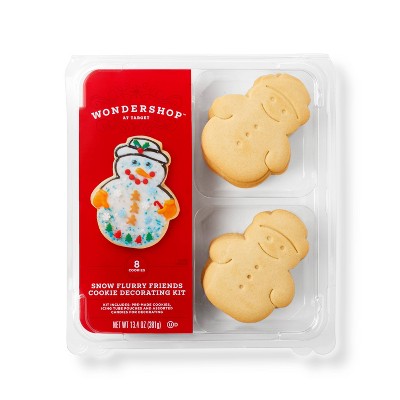 Holiday Snow Flurry Friends Cookie Decorating Kit - 8ct/13.4oz - Wondershop™