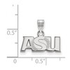 Black Bow Jewelry 14k White Gold Arizona State Sun Devils NCAA Small Pendant - 2 of 3