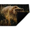 Stupell Industries Crossing Paths Brown Bear Printed Outdoor Door Mat, design by Collin Bogle, 18"x30" - 2 of 4
