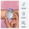 Garmin Lily 2 Active Smartwatch Silver w/ Purple Silicone Band + 2 Yr Warranty Pack - 4 of 4