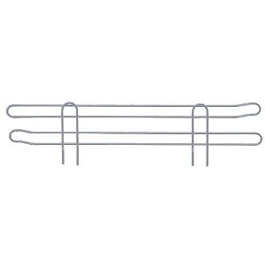 Quantum Storage Systems Side Ledge, 24"D X 4"H, Gray Epoxy Antimicrobial Finish - 1 of 2