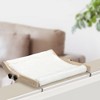 Sevobal Pet Beds, Cat Window Hammock with Soft Cushion and Washable Cover, Comfortable Window Seat Bed for Indoor Cat, White, 20.1"*14.8"*7.9" - 2 of 4