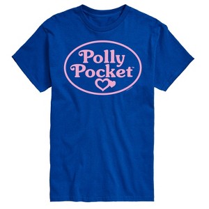 Men's - Polly Pocket - Polly Pocket Pink Logo Short Sleeve Graphic T-Shirt - 1 of 4