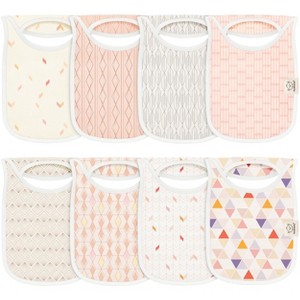KeaBabies 8-Pack Hallo Baby Drool Bibs , Baby Bibs for Boys, Girls, Pull-on Bibs for Baby Boy, Baby Girl, Baby Bib Unisex - 1 of 4