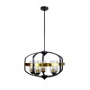 Chloe Lighting Contemporary-Style Black/bronze 5 Light Large Pendant 24" Wide - 2 of 4
