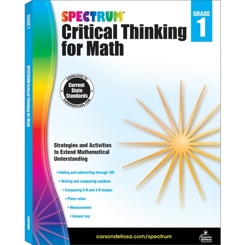 Spectrum Critical Thinking for Math, Grade 1 - (Paperback) - image 1 of 1