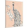 Amanti Art Peacock in Gold II by Annie Warren Framed Canvas Wall Art - 3 of 4