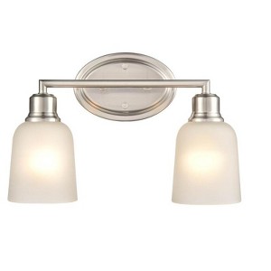 Millennium Lighting Amberle 2 - Light Vanity in  Brushed Nickel - 1 of 1