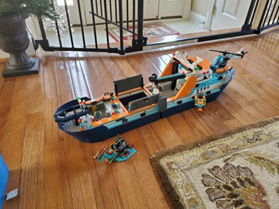 Lego City Arctic Explorer Ship Floatable Building Toy Set 60368 : Target