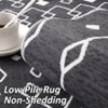 Large Area Rugs 9x12 Ultra-Soft Low Pile Living Room Rug Washable Rugs Vintage Printed Floor - 3 of 4