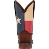 Men's Durango Texas Flag Western Boot, DB4446, Brown - 4 of 4