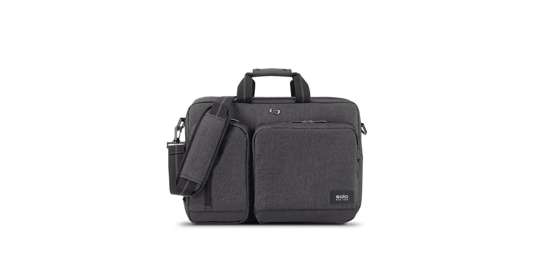 Solo New York Duane 16" Hybrid Laptop Bag - Gray