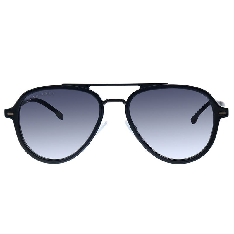 Hugo Boss BOSS 1055 807 Unisex Aviator Sunglasses Black 56mm, 2 of 4
