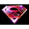 Superman Chrome Logo Men's Black T-shirt - 2 of 2