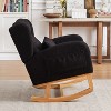 NicBex Accent Chair Modern Rocking Chair with High Backrest Lounge Chair Arm Chair for Living Room, Reading Room - 2 of 4