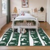 Runner Rug, Washable Rug for Home Decor, Soft Low Pile Christmas Rugs with Xmas Tree - 3 of 4