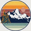 Junior's Design By Humans Mountain View By pilipsjanuarius T-Shirt - 2 of 3