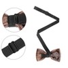 INSPIRE CHIC Men's Velvet Adjustable Pre-Tied Bow Tie - 2 of 4