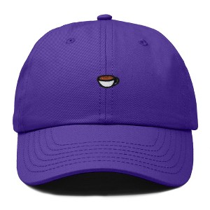 Dalix Lil Coffee Embroidered Cotton Cap Summer Food Outdoor Dad Hat Womens - 1 of 4