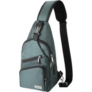 Casual Sling Backpack for Men Women, Hands-Free Crossbody Bag, Lightweight Chest Pack - 1 of 4