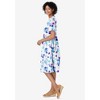 Woman Within Plus Size Empire Waist Tee Dress - 4 of 4