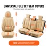 VEVOR Seat Covers, Universal Car Seat Covers Full Set Seats, Front and Rear Seat, 13pcs Faux Leather Seat Cover, Full Enclosed Design - 3 of 4