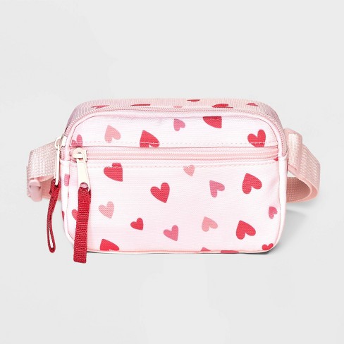 Girls' Velvet Heart Crossbody Bag - Cat & Jack™ Pink : Target