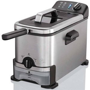 Farberware 100oz Filter Fryer, Stainless Steel Refurbished - 1 of 4