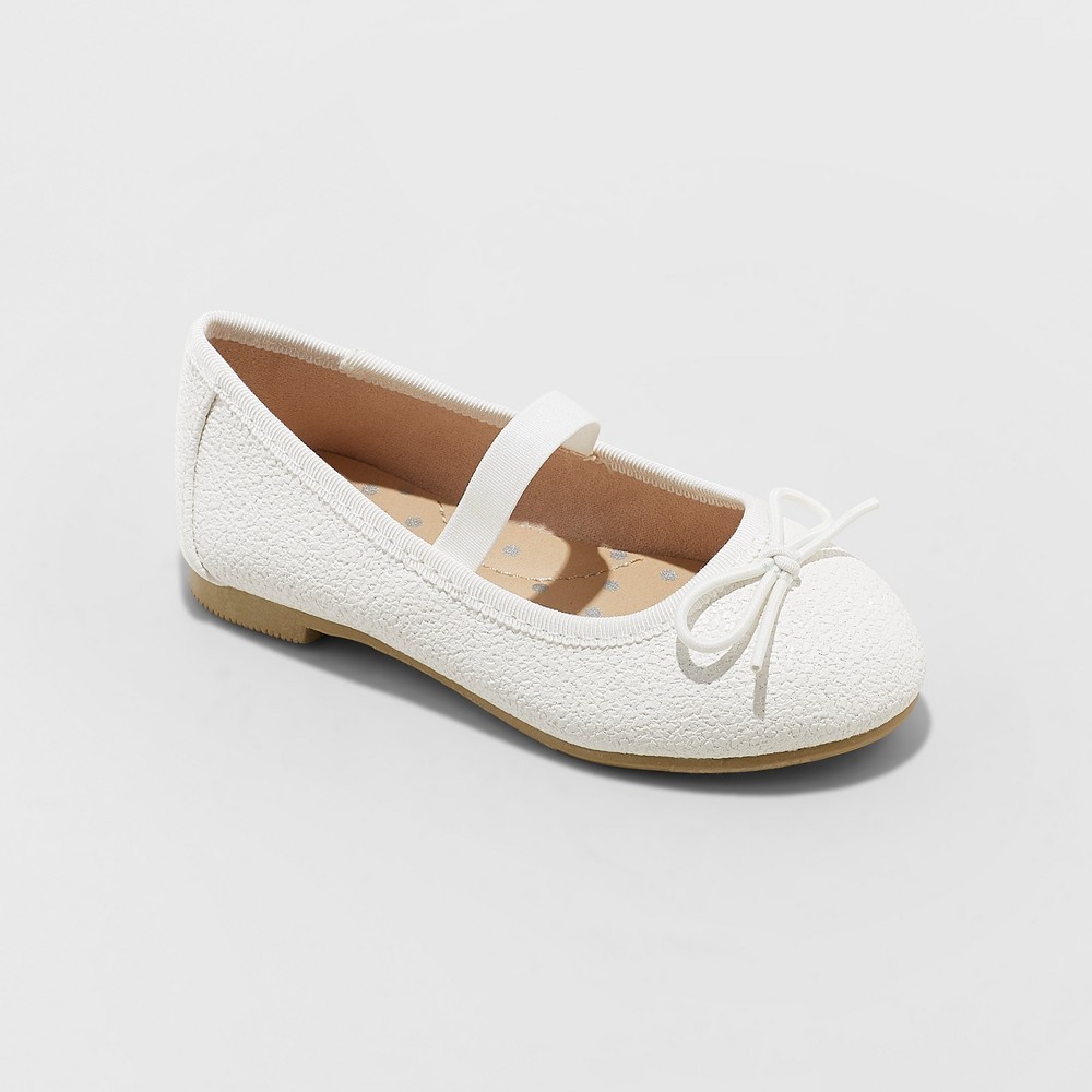 Toddler Girls' American Girl Becca Ballet Flats - Cat & Jack White 11