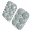 Unique Bargains Ice Tray New 6-Cavity Diamond Ice Mould Irregular Hand Wash Only Silicone 6.57"x4.57"x1.97" 1 Pc - 3 of 3