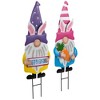 Northlight Happy Easter Gnomes Outdoor Garden Stakes - 27" - Set of 2 - 4 of 4