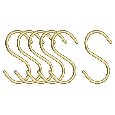 Unique Bargains Aluminum Alloy S-shaped Hanger Hooks