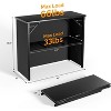 VINGLI 45" Commercial Portable Bar Table for Events, Mobile Bar, Mobile Bartending Station, Outdoor Bar Indoor Pop Up Bar Table with Skirt - 3 of 4