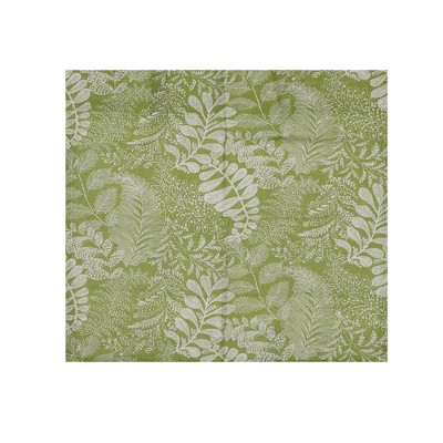 Unique Bargains Blackout Curtains Short Window Curtains Cotton and Linen 24.02"L x 23.62"W Green 2 Pcs