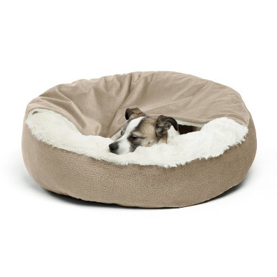 Best Friends by Sheri Cozy Cuddler Ilan Dog Bed - Wheat