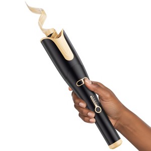 Automatic Curling Iron with 1" Barrel, Ceramic Auto Rotating Hair Curler, 4 Temps & 3 Timer,Anti-Tangle, Auto Shut-Off - 1 of 4