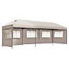 10x30 FT Heavy-Duty Pop-Up Canopy Tent with Sidewalls, UV Protection, Adjustable Height, Portable Wheeled Bag, for Outdoor Events-Coolbibila - 2 of 4