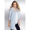 Roaman's Women's Plus Size Faux-Fur Cardigan - 4 of 4